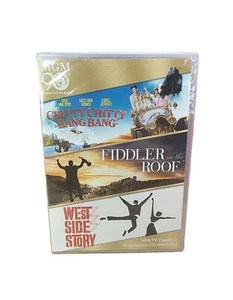 Chitty Chitty Bang Bang Fiddler On The Roof West Side Story MGM 3 DVD Set New - Picture 1 of 4