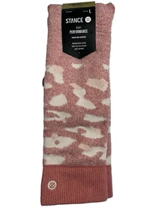 Stance Socks Kids Performance Large Y 3-5.5 Snowed Inn Dusty Rose Mid Cushion - Picture 1 of 13