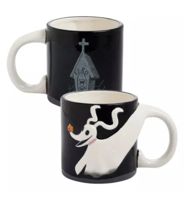 Disney Tim Burton Pesadilla antes de Navidad Zero Taza Cerámica 20 OZ Nueva Foto 1 de 4