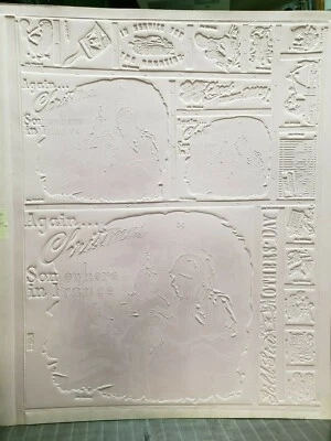 Vintage Letterpress FLONG Sheets of Clip Art Advertising Art Work NOS (lot A5) - Image 1 of 4