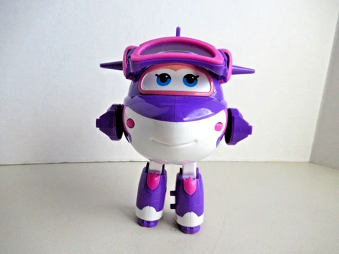 Super Wings Deluxe Transforming Supercharged Crystal Airplane Cover