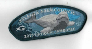 2017 National Scout Jamboree Atlanta Area Beluga Whale DarkGreen [NJ118] - Picture 1 of 1
