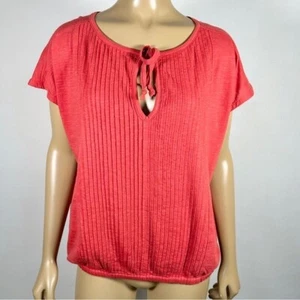 prAna Women’s Size Medium Ocupas Popover Top Organic Cotton Blend - Picture 1 of 9