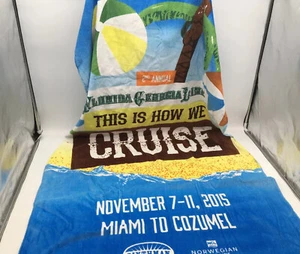 Florida Georgia Line 2015 Cruise Beach Towel Sixthman This Is How We Cruise #1 - Picture 1 of 3
