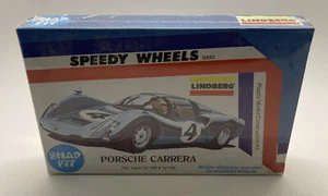 Vintage 1976 Speedy Wheels Lindberg Porsche Carrera Model Box - Picture 1 of 4