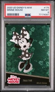 PSA 8 2020 Oberdeck Disney Minnie Maus grün serialisiert 200/299 - Bild 1 von 2
