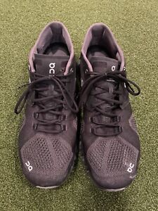 on Men's Cloud X Running Shoes Black/Asphalt , Size 10 M US Used