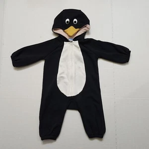 Old Navy Baby Penguin Costume Pajama Style One Piece 6-12 Months - Picture 1 of 7