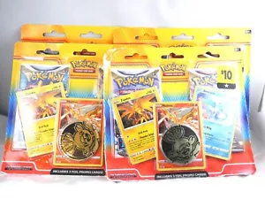 4 Confezioni Pokemon TCG Zapdos Moltres Articuno Promo Blister - Foto 1 di 4