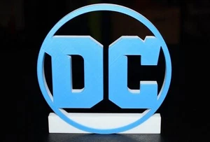 DC 3D printed Logo Sign Wall Desk Shelf Art - Picture 1 of 4