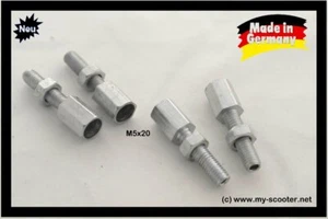 4x Vespa Einstellschraube M5x20, M5 x 20 Schaltung Schaltzug PX 80 125 150 200 E - Bild 1 von 1