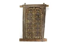 Indian Antique, Rajasthan, 19th Century, Wooden Shutters with Frame. Teak doors.