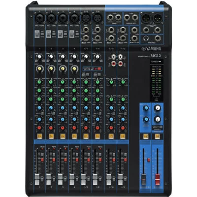 Yamaha MG12 - 12 Kanal Studio Mischpult Mixer PA Bühne - OVP & NEU - Bild 1 von 4
