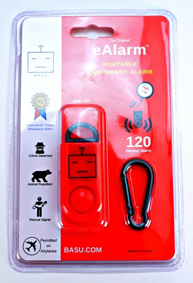 B a S U Basu Ealarm Portable Self Defense Emergency Personal Alarm Sound 120db