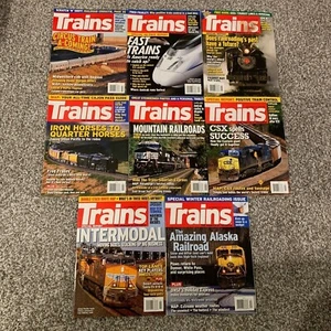 Trains Magazine Back Issues 8 Uncirculated Newsstand 2011 Tourist Line Museums - Bild 1 von 1