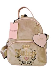 New Juicy Couture Cafe Heritage Woman's Purse Pocketbook Backpack Shoulder Bags - Picture 1 of 14