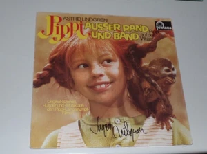INGER NILSSON, original signed Vinyl *Pippi Langstrumph* + LP - Bild 1 von 2