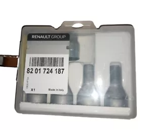Set Bulloni Antifurto Per Renault E Dacia Originali 8201724187 - Foto 1 di 3