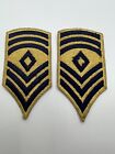 Vintage WWII U.S. Military Patch Small Chevron Set Of (2)