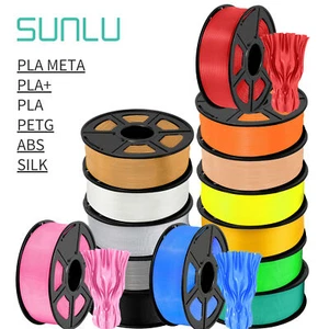 SUNLU 1KG / 2KG / 4KG PLA META PLA + PETG ABS SILK Drukarka 3D Materiały eksploatacyjne - Zdjęcie 1 z 111