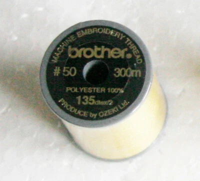 Brother Machine Embroidery Thread #50 in new, sealed condition. Color 031201 205 - Image 1 of 3