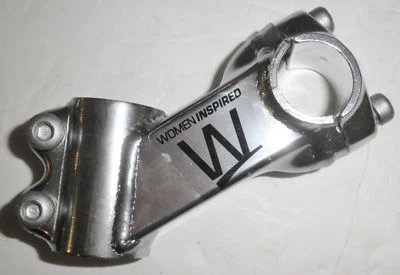 SCHWINN WOMEN INSPIRED STEEL THREADLESS SILVER BICYCLE STEM BIKE PARTS 175-2 - Image 1 of 3