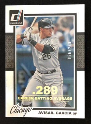 2014 Donruss Baseball Avisail Garcia White Sox Foil SP #d 056/289 Card #278 - Image 1 of 2