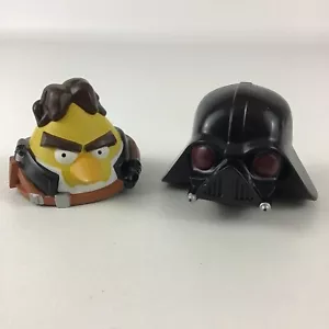 Angry Birds Star Wars Power Battlers Pull Back N Go Racers Darth Vader Han Solo - Imagen 1 de 6
