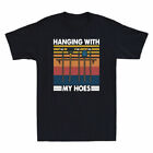 Garden Black With T-Shirt My Men's Hoes Tee Tools Hanging Gardening Retro Funny