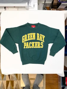 Vintage Green Bay Packers Sweatshirt NFL VF Imagewear Size Kids Medium Vtg - Picture 1 of 5
