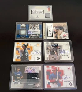 Lot of 7 Baseball Auto Cards - Nelson Cruz RC, Haren, Clayton, Wilson /75 + - Picture 1 of 7