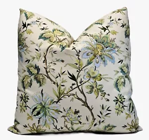 Waverly Felicite Mineral Jakobin Blumen 18" oder 20" Überwurf Kissenbezug - Bild 1 von 9