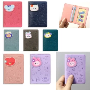 BTS BT21 Official Minini Card Wallet Photo Holder Leather Vancance Authentic - Bild 1 von 16