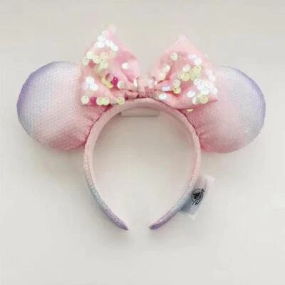 Diadema Sakura Pink Resort Minnie Ears exclusiva de los parques de Disney de Shanghai Foto 1 de 4