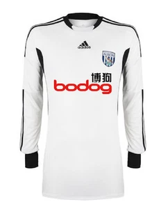 WEST BROMWICH ALBION 2011/12 AWAY WHITE GOALKEEPER MENS (XL) & KIDS SOCCER SHIRT - Picture 1 of 10