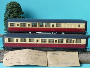 HORNBY COACHES BR ex-LNER FRENO + COMPUESTO R409 + R410 MUESTRAS DE CONTROL DE CALIDAD - Imagen 1 de 11