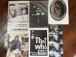 John Lennon Bob Dylan Rolling Stones Who Posters and Adverts - Picture 1 of 13