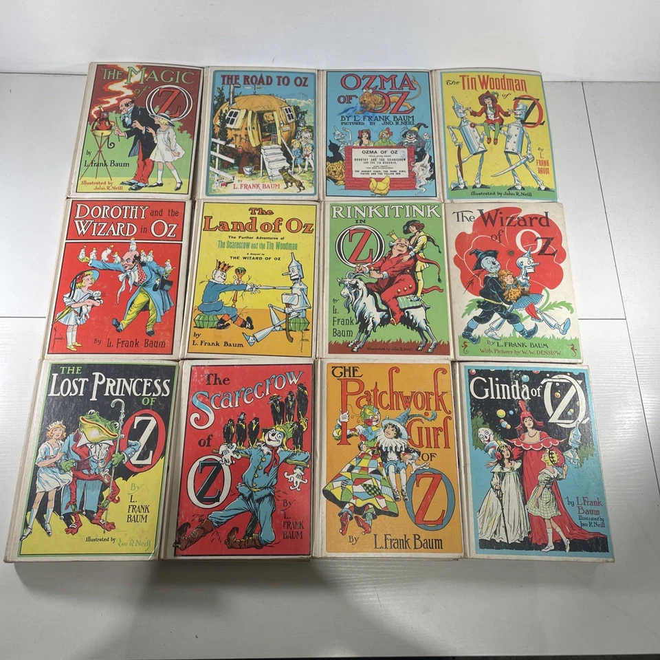 Wizard of OZ L. Frank Baum 12 Book Lot Hardcover Reilly & Lee 1956 - Image 1 of 4