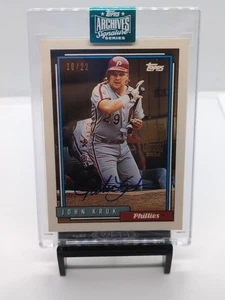 2024 Topps Archives John Kruk Autograph /22 - Factory Sealed! - Bild 1 von 3