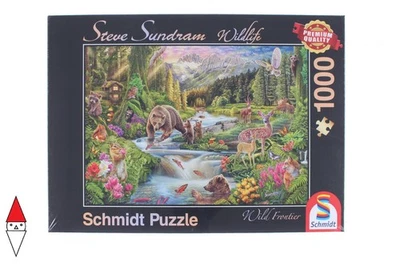 PUZZLE ANIMALI SCHMIDT ANIMALI VARI FOREST ANIMALS 1000 PZ - Immagine 1 di 3