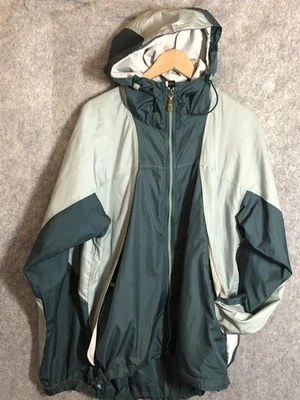 Jaqueta masculina vintage Nike ACG verde média com capuz corta-vento todas as condições anos 90 - Imagem 1 de 4