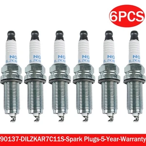 6x New Iridium Spark Plugs 90137 DILZKAR7C11S for HONDA HRV (1.5l) 2015-2020 - Picture 1 of 5