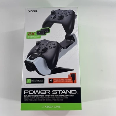 XBOX ONE  POWER STAND 2 Batteries Included Power Adapter - Image 1 of 4