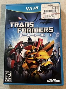 Transformers Prime Nintendo Wii U 2012 Activision Game Made In USA Everyone 10+ - Picture 1 of 6