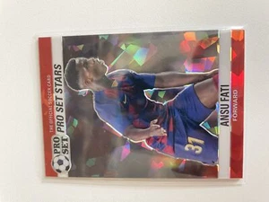 2021 Pro Set Stars Ansu Fati Red Cracked Ice - Picture 1 of 1