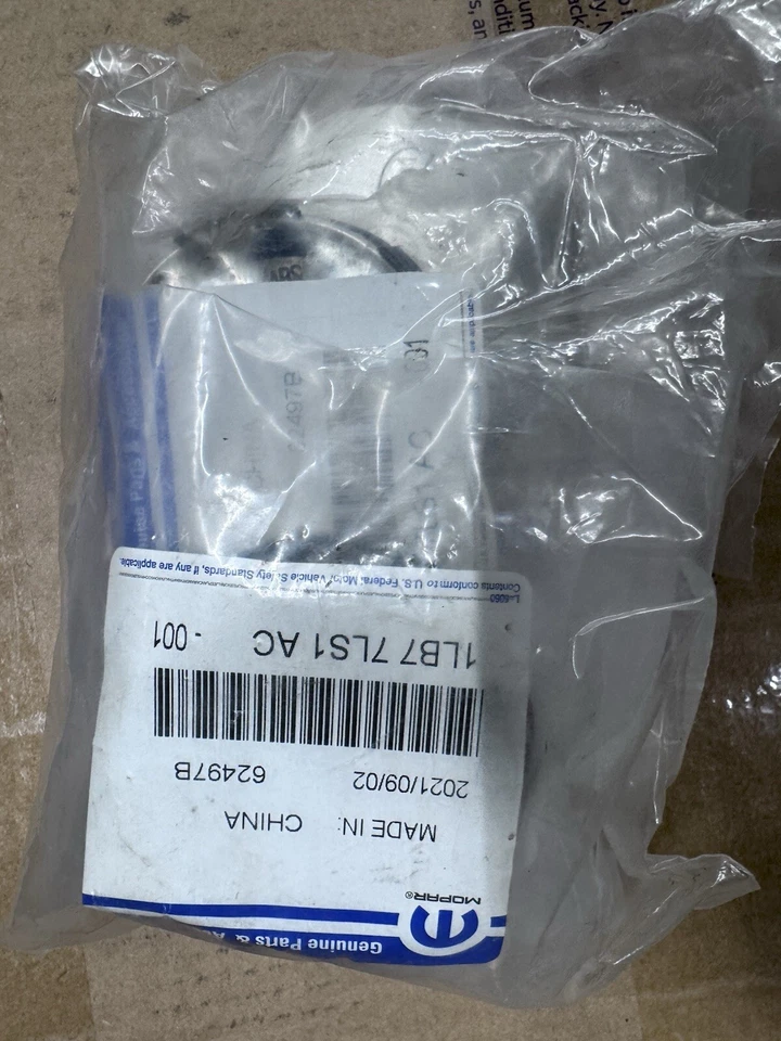 Tapa central Mopar Jeep OEM 1LB7 7LS1 AC Foto 1 de 2