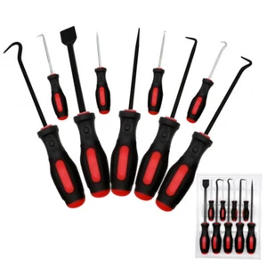 9 Pcs Precision Pick & Hook Set with Scraper, Automotive & Electronic Hand Tools - Picture 1 of 8