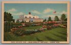 Detroit Michigan Emil Huck's Inn Grand River And 7 Mile C1939 Linen Postcard