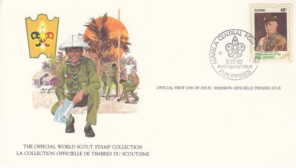 Philippines - 75th Anniversary of Scout Movement (1no. FDC) 1982 - Image 1 of 1