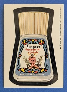 1976 WACKY PACKAGES SERIES 16 SUSPECT @@ VERY NICE @@ - Picture 1 of 2
